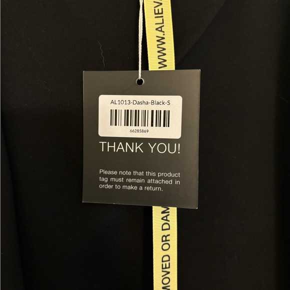 NWT DASHA MODERN MIDI DRESS (BLACK) - Picture 7 of 9